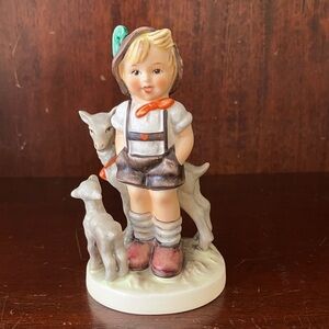 Vintage 1988 Signed Goebel Figurine “Little Goat Herder”